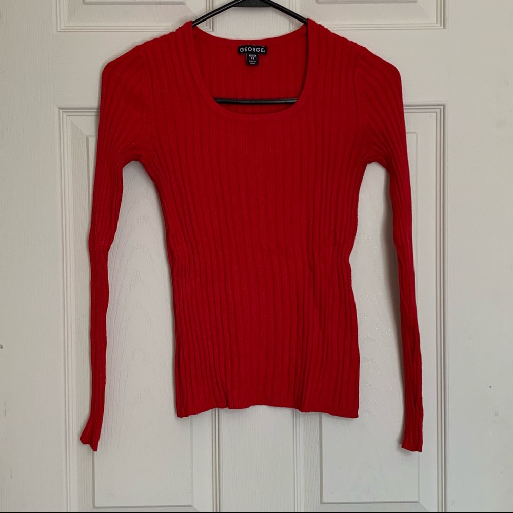 George Ribbed Long-sleeved Shirt